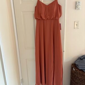 NWT Never Worn Birdy Grey Gwennie Dress in terracotta